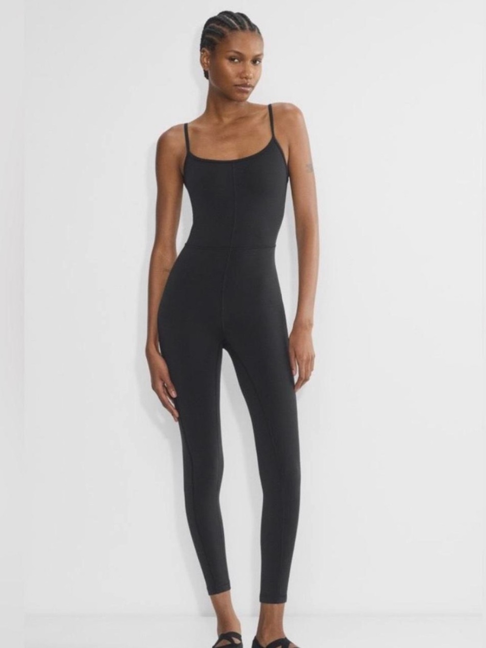 TNA Sleek Black One-Piece Jumpsuit